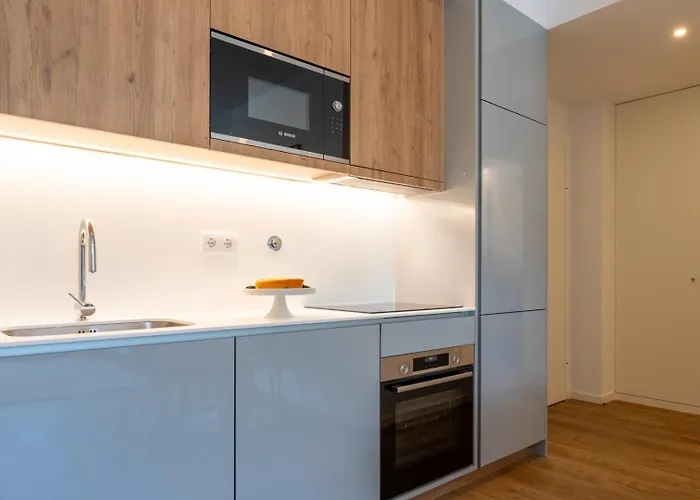 Sleek & Modern Flat W/ Private Garage By Hostwise